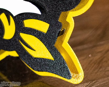 Oregon Ducks 3D Vintage Metal Wall Art