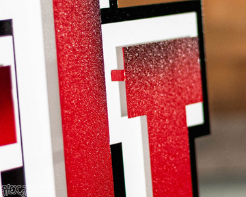 Utah Utes Interlocking U Logo 3D Vintage Metal Wall Art