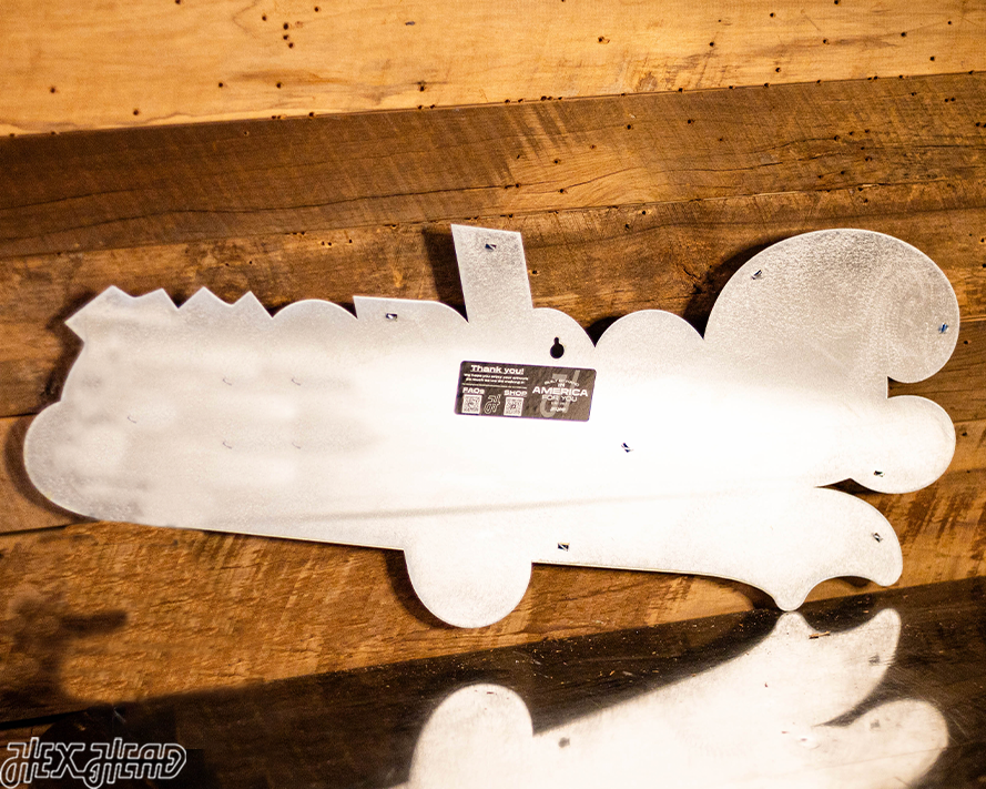 Los Angeles Dodgers Script 3D Metal Wall Art