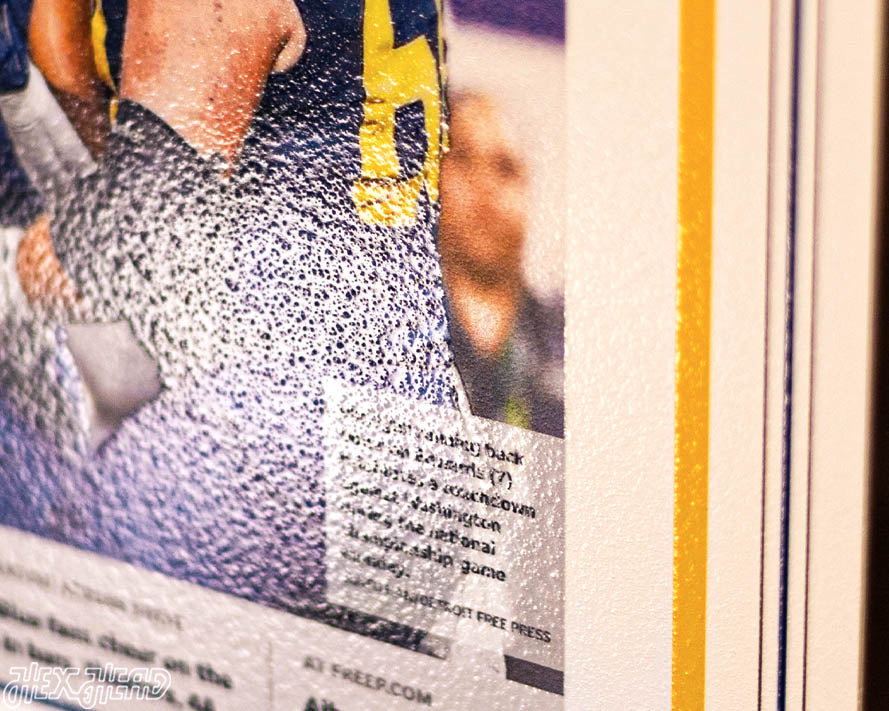 Detroit Free Press Michigan Wolverines 2023 Football National Champions Front Page - JAN 9, 2024