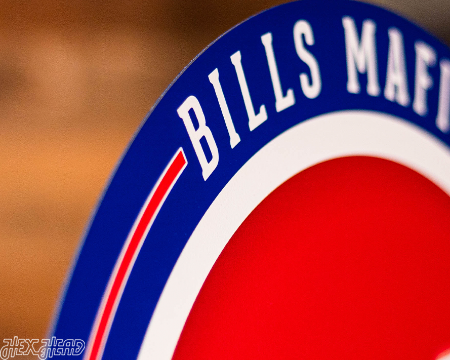 VARSITY Collection- Single layer Buffalo Bills Metal Wall Art