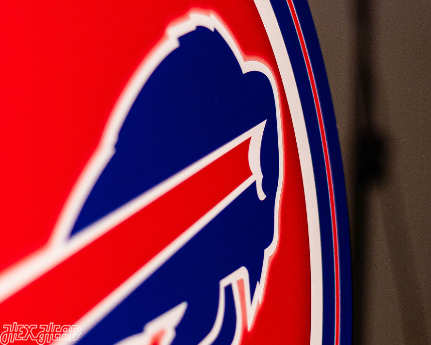 VARSITY Collection- Single layer Buffalo Bills Metal Wall Art