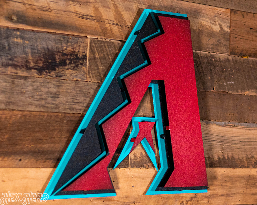 Arizona Diamondbacks 3D Vintage Metal Wall Art