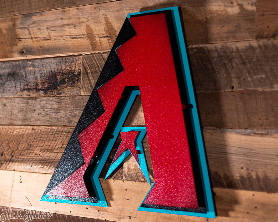 Arizona Diamondbacks 3D Vintage Metal Wall Art