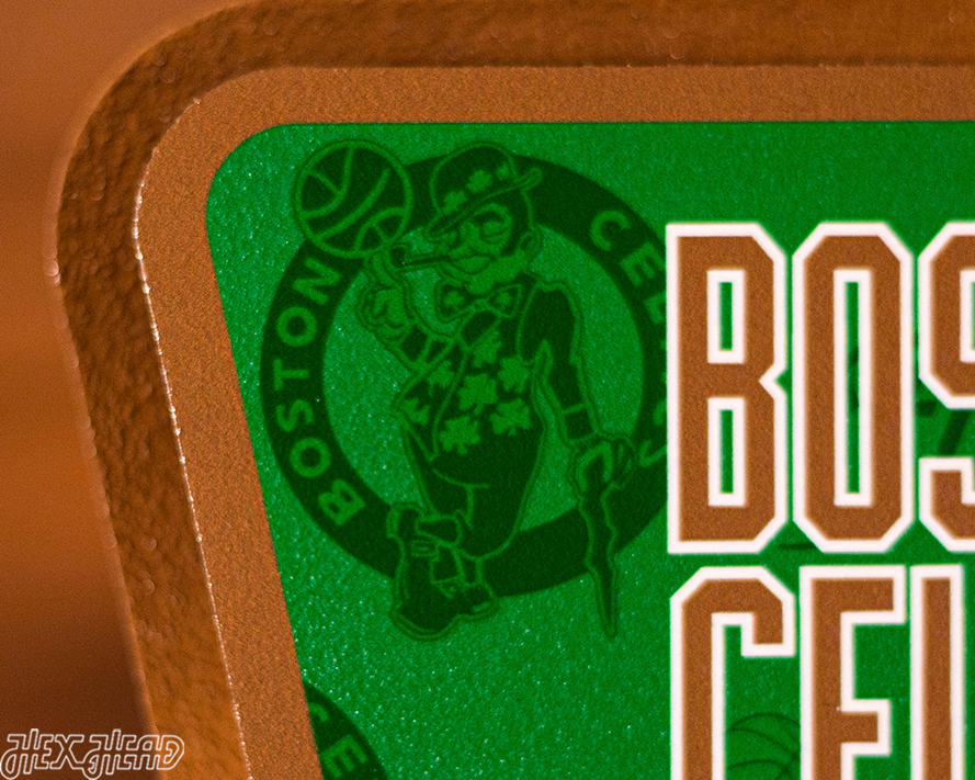 Boston Celtics "O'BRIEN TROPHY" 2024 NBA Champs 3D Metal Wall Art