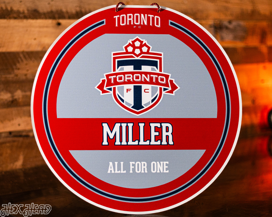 Toronto FC Personalized Monogram Metal Art