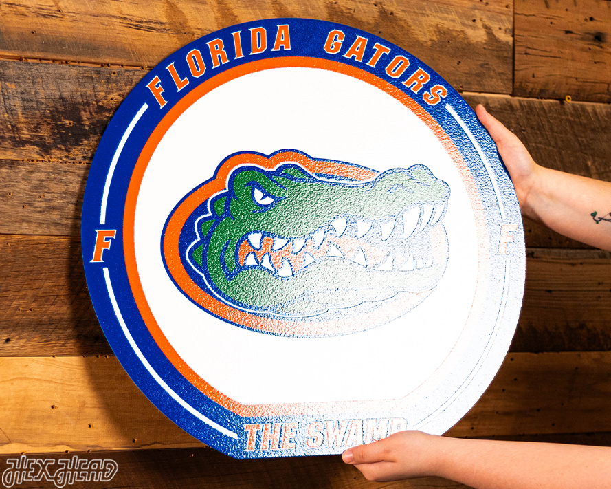 VARSITY Collection- SINGLE layer Florida Gators Metal Wall Art