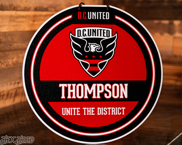 D.C. United Personalized Monogram Metal Art