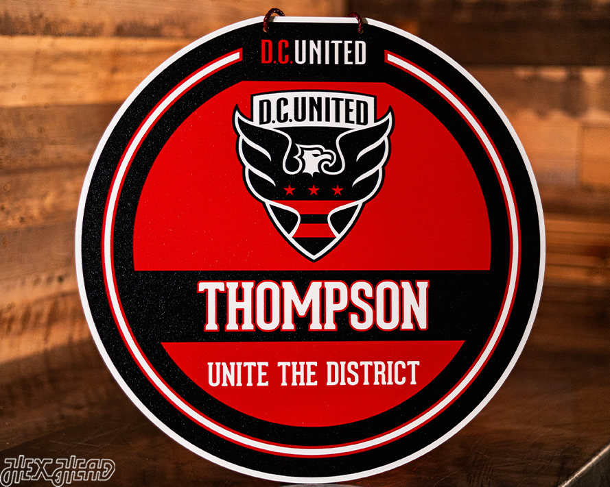 D.C. United Personalized Monogram Metal Art