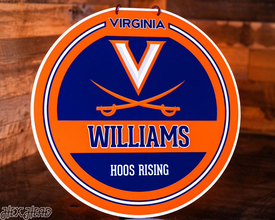 Virginia Cavaliers Personalized Monogram Metal Art