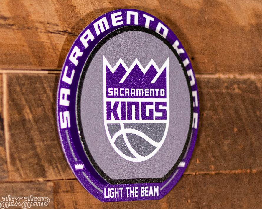 Sacramento Kings "Double Play" On the Shelf or on the Wall Art