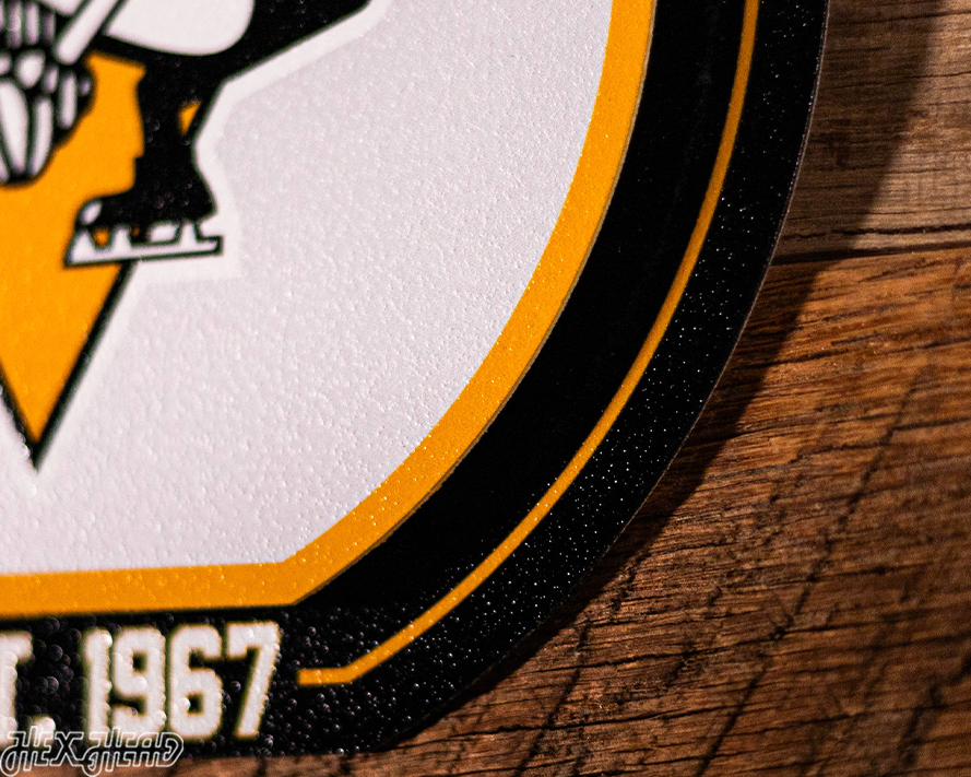 Pittsburgh Penguins "Double Play" On the Shelf or on the Wall Art