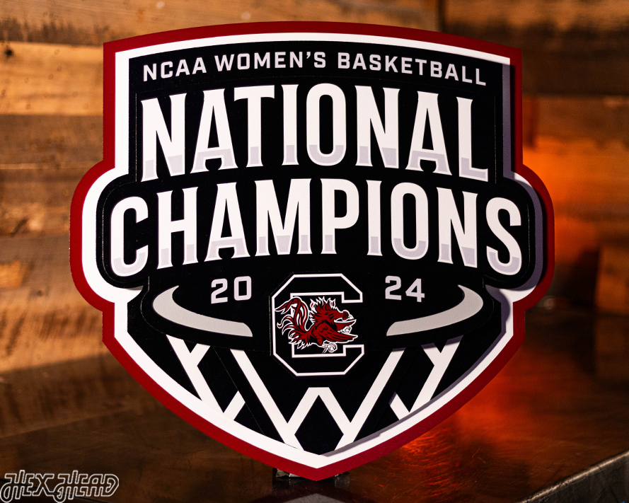 Close Out -- South Carolina Gamecocks 2024 National Champions 3D Metal Wall Art