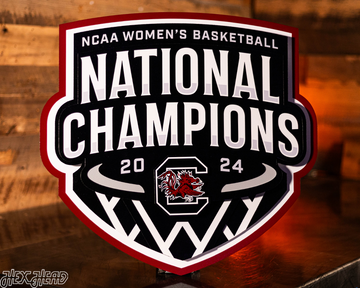 Close Out -- South Carolina Gamecocks 2024 National Champions 3D Metal Wall Art