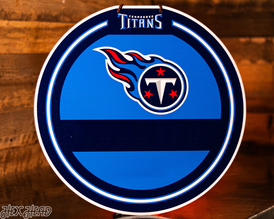 Tennessee Titans Personalized Monogram Metal Art