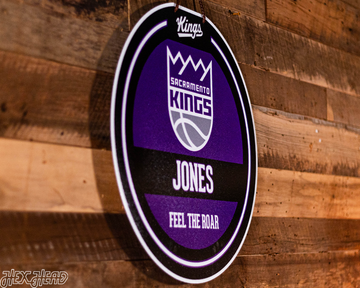Sacramento Kings Personalized Monogram Metal Art