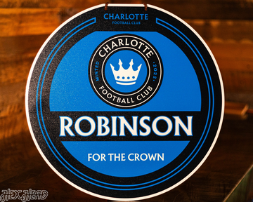 Charlotte FC Personalized Monogram Metal Art