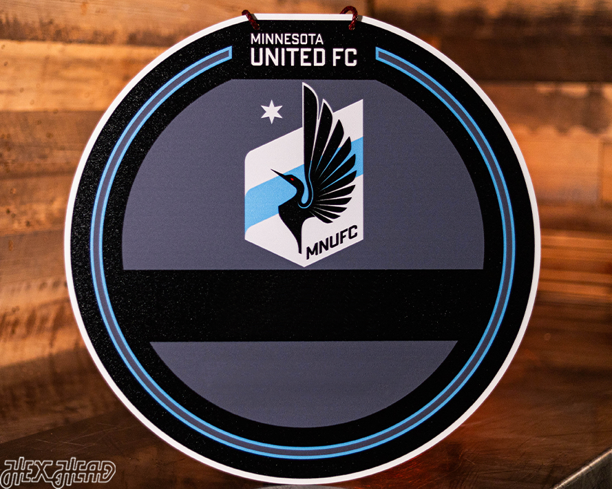 Minnesota United FC Personalized Monogram Metal Art