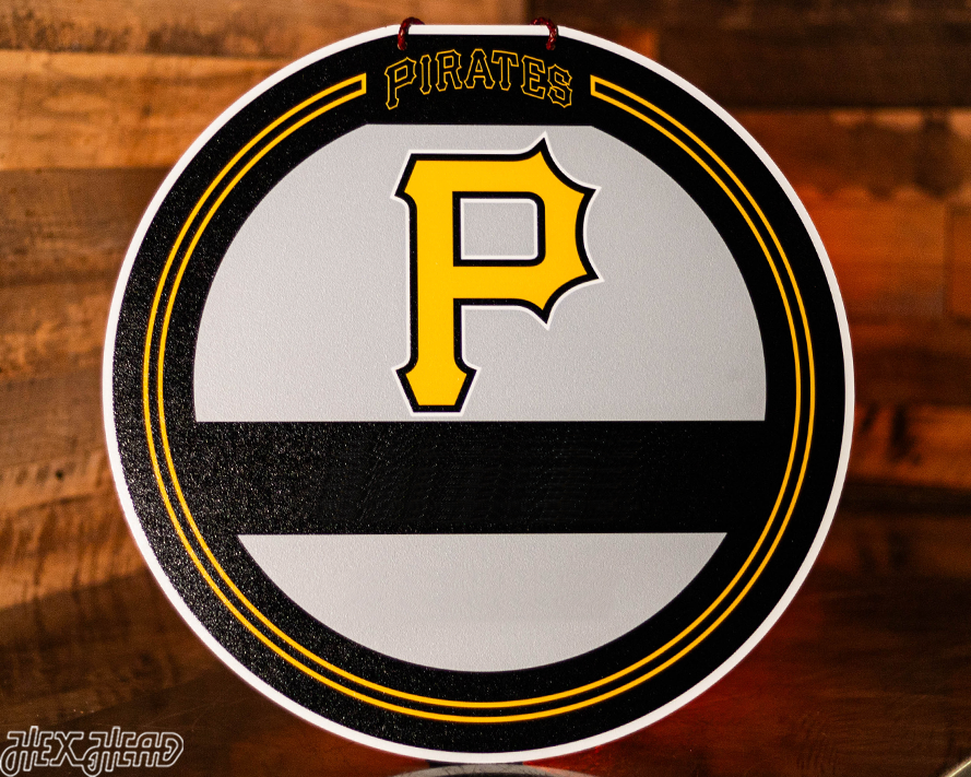 Pittsburgh Pirates Personalized Monogram Metal Art