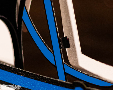 Detroit Lions BLITZ Collection - 8 Layer Helmet 3D Vintage Metal Wall Art