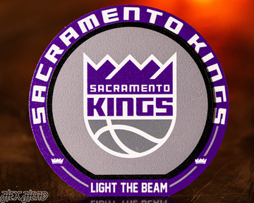 Sacramento Kings "Double Play" On the Shelf or on the Wall Art