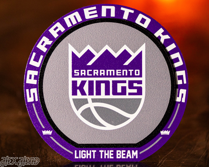 Sacramento Kings "Double Play" On the Shelf or on the Wall Art