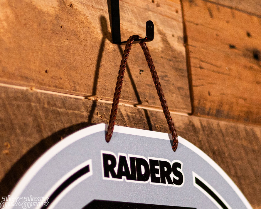 Las Vegas Raiders Personalized Monogram Metal Art