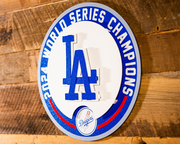 Los Angeles Dodgers 2024 World Series GIFT COLLECTION 3D Metal Wall Art