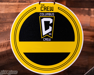 Columbus Crew Personalized Monogram Metal Art