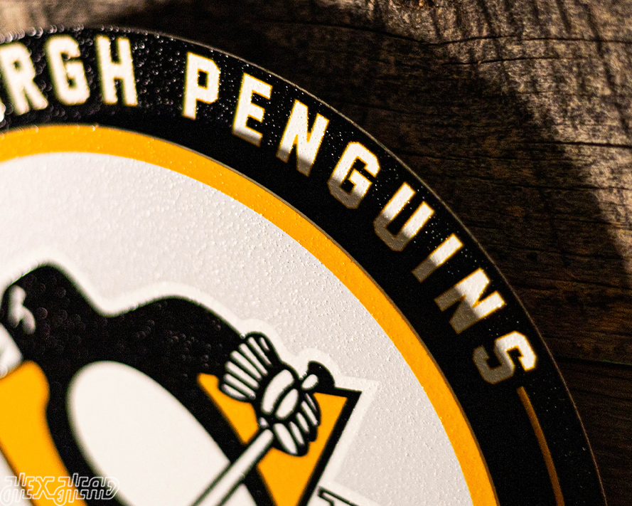 Pittsburgh Penguins "Double Play" On the Shelf or on the Wall Art