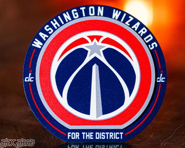 Washington Wizards "Double Play" On the Shelf or on the Wall Art
