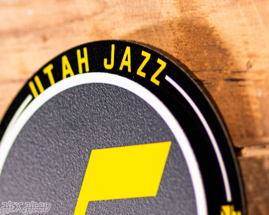 Utah Jazz "Double Play" On the Shelf or on the Wall Art