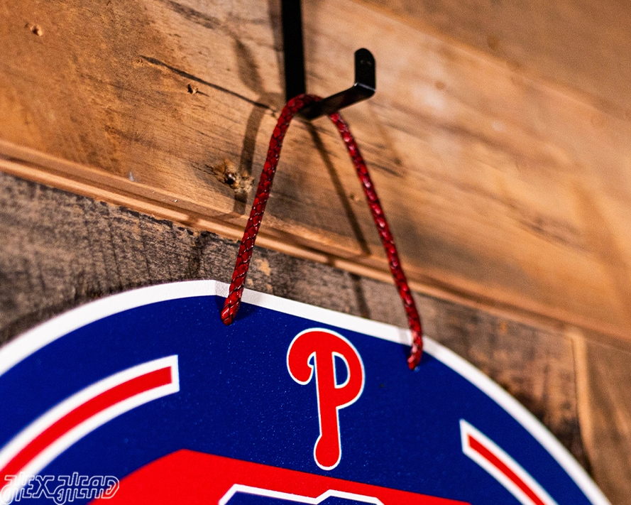 Philadelphia Phillies Personalized Monogram Metal Art