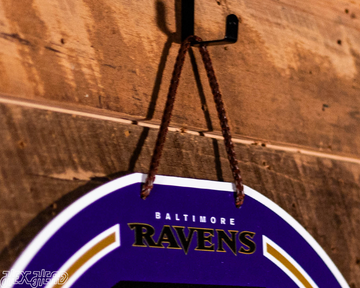 Baltimore Ravens Personalized Monogram Metal Art
