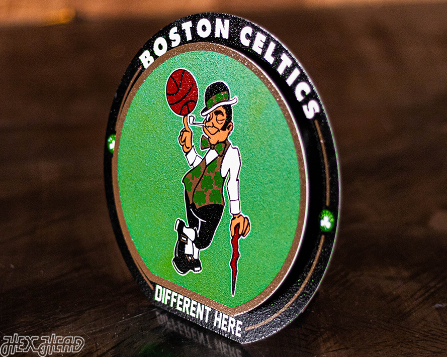 Boston Celtics "Double Play" On the Shelf or on the Wall Art