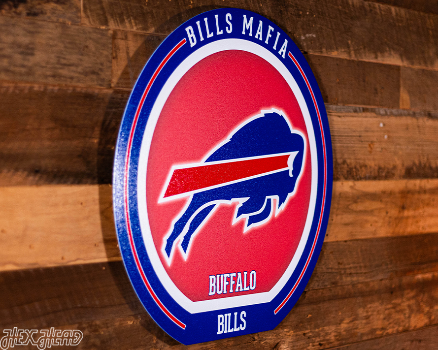 VARSITY Collection- Single layer Buffalo Bills Metal Wall Art