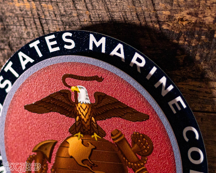 United States Marines Corps "Double Play" On the Shelf or on the Wall Art