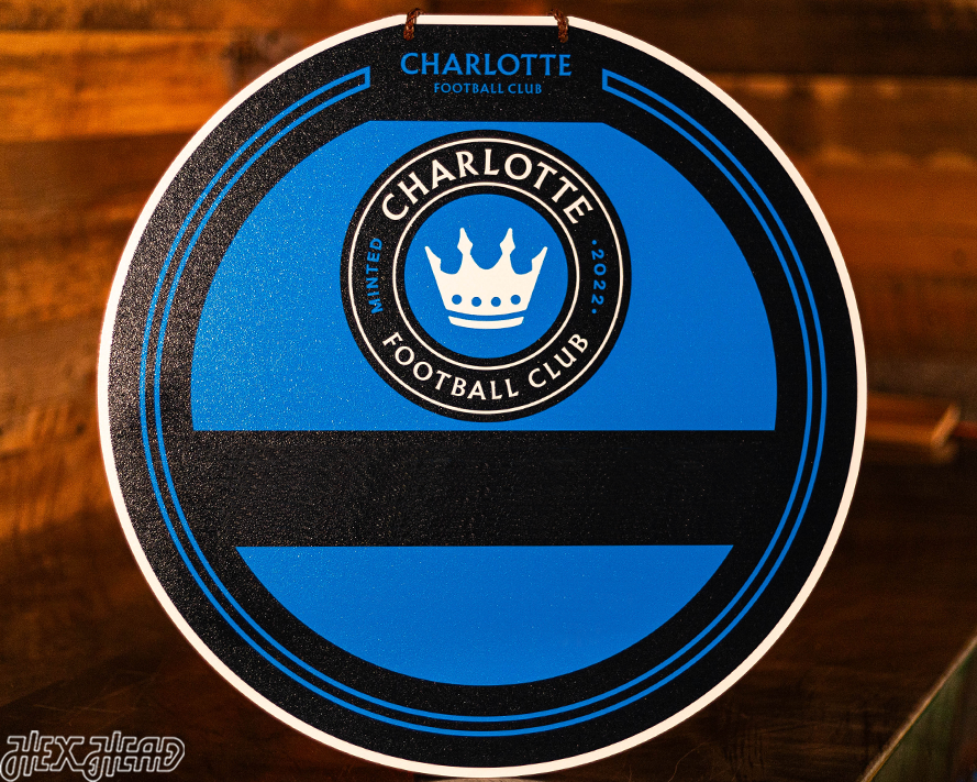 Charlotte FC Personalized Monogram Metal Art