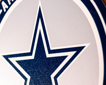 VARSITY Collection- SINGLE Layer Dallas Cowboys Metal Wall Art
