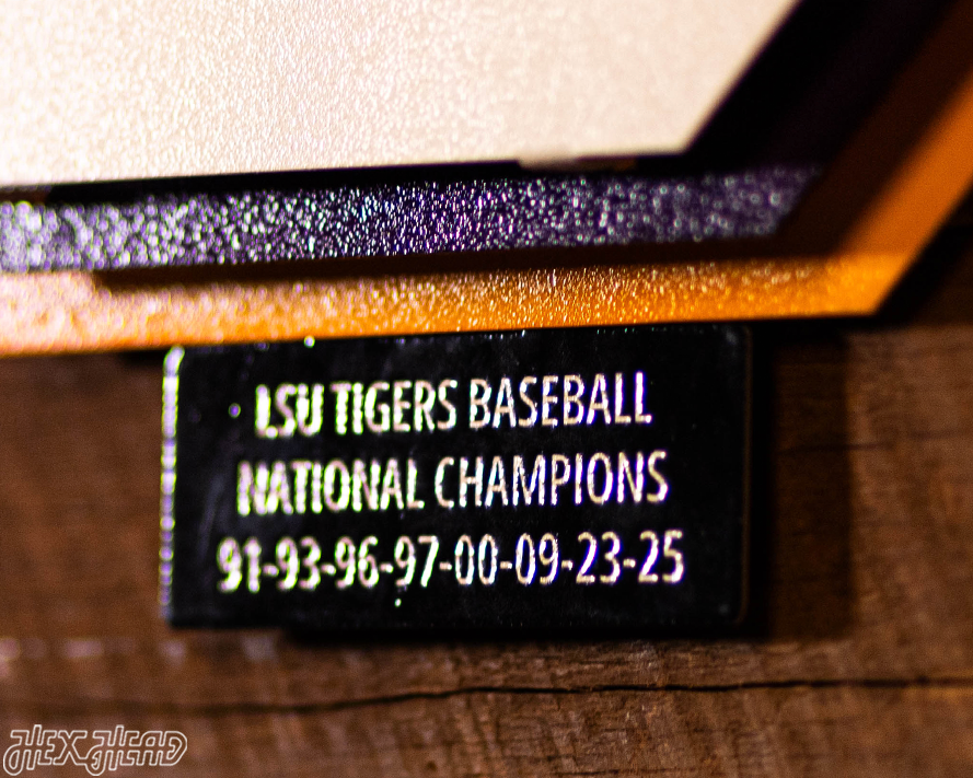LSU Tigers 8 Time National Champions Tag