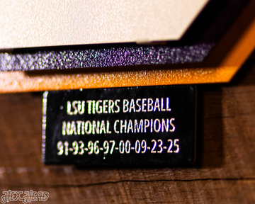 LSU Tigers 8 Time National Champions Tag