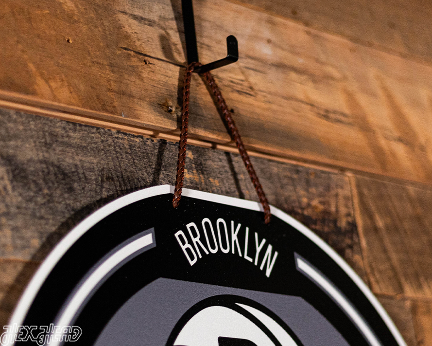 Brooklyn Nets Personalized Monogram Metal Art