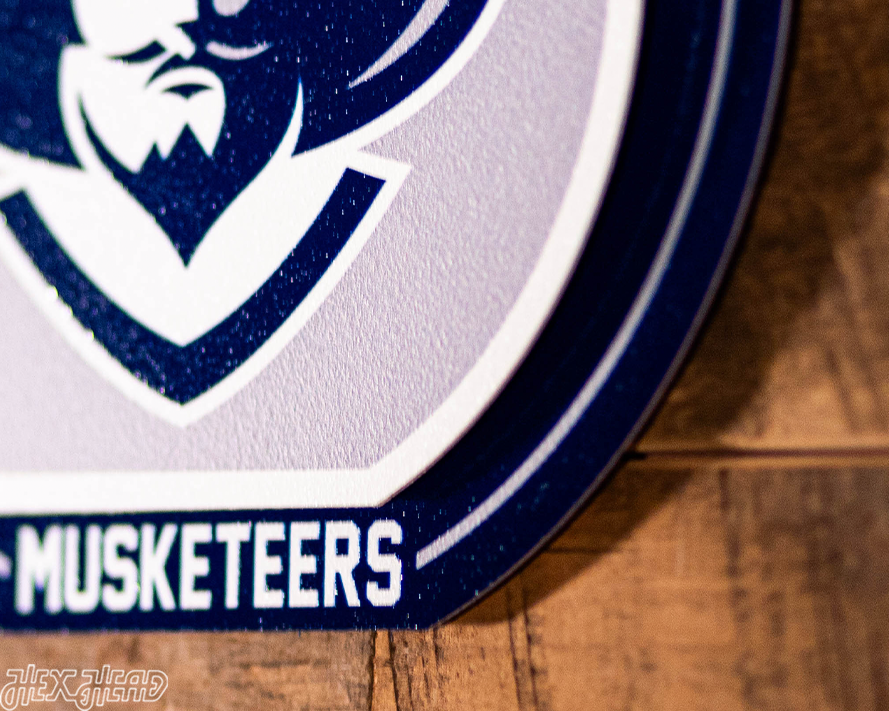 Xavier Musketeers "Double Play" On the Shelf or on the Wall Art