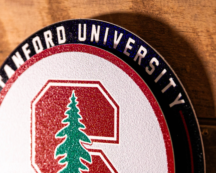 Stanford Cardinal "Double Play" On the Shelf or on the Wall Art