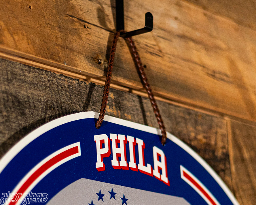 Philadelphia 76ers Personalized Monogram Metal Art