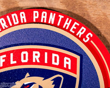 Florida Panthers "Double Play" On the Shelf or on the Wall Art