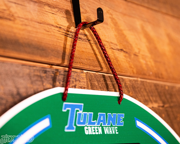 Tulane Green Wave Personalized Monogram Metal Art