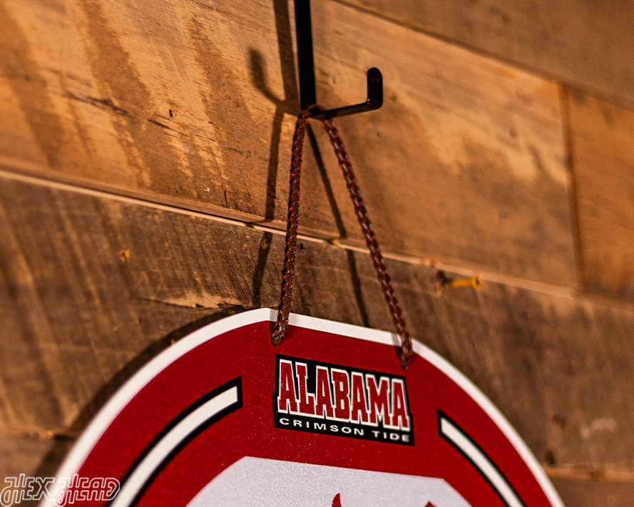 Alabama Crimson Tide Personalized Monogram Metal Art