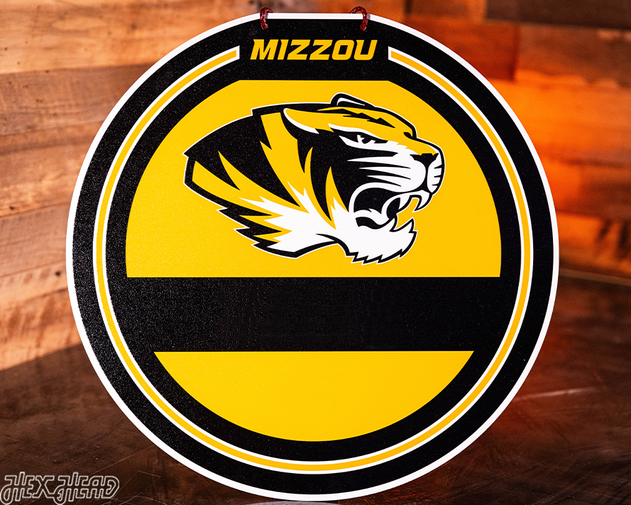 Missouri Tigers Personalized Monogram Metal Art