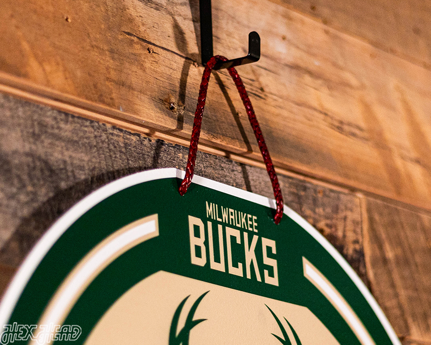 Milwaukee Bucks Personalized Monogram Metal Art